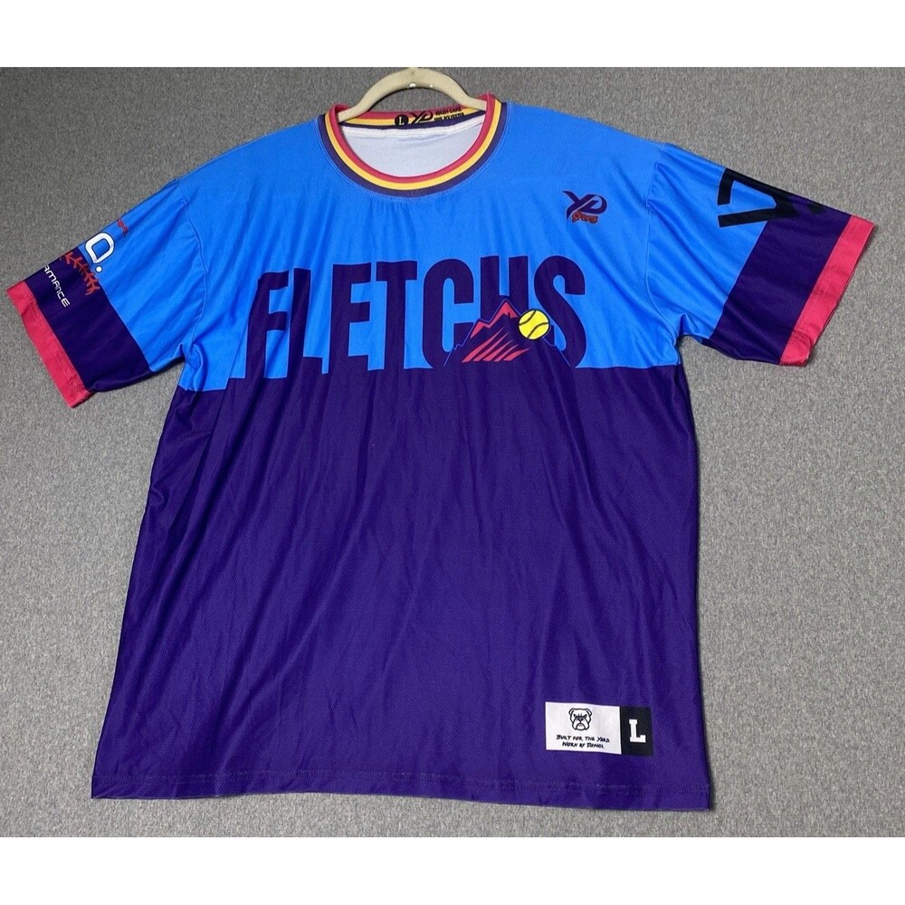 YD Fletchs Performance T-shirt Size L # 88 FUNSIZE